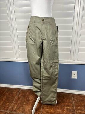 SHE Safari Women’s XS Olive Green Cargo Safari Utility Pants Zip Pockets